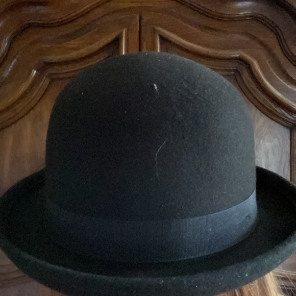 Cov-ver bowler derby women's hat size L. (Now Conner). 100% waterproof wool. - Picture 3 of 16